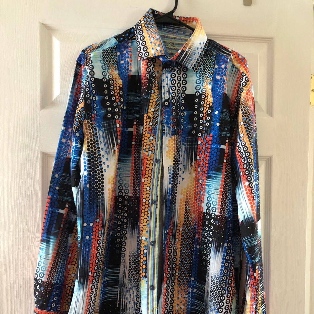 Steven Land button up shirt large